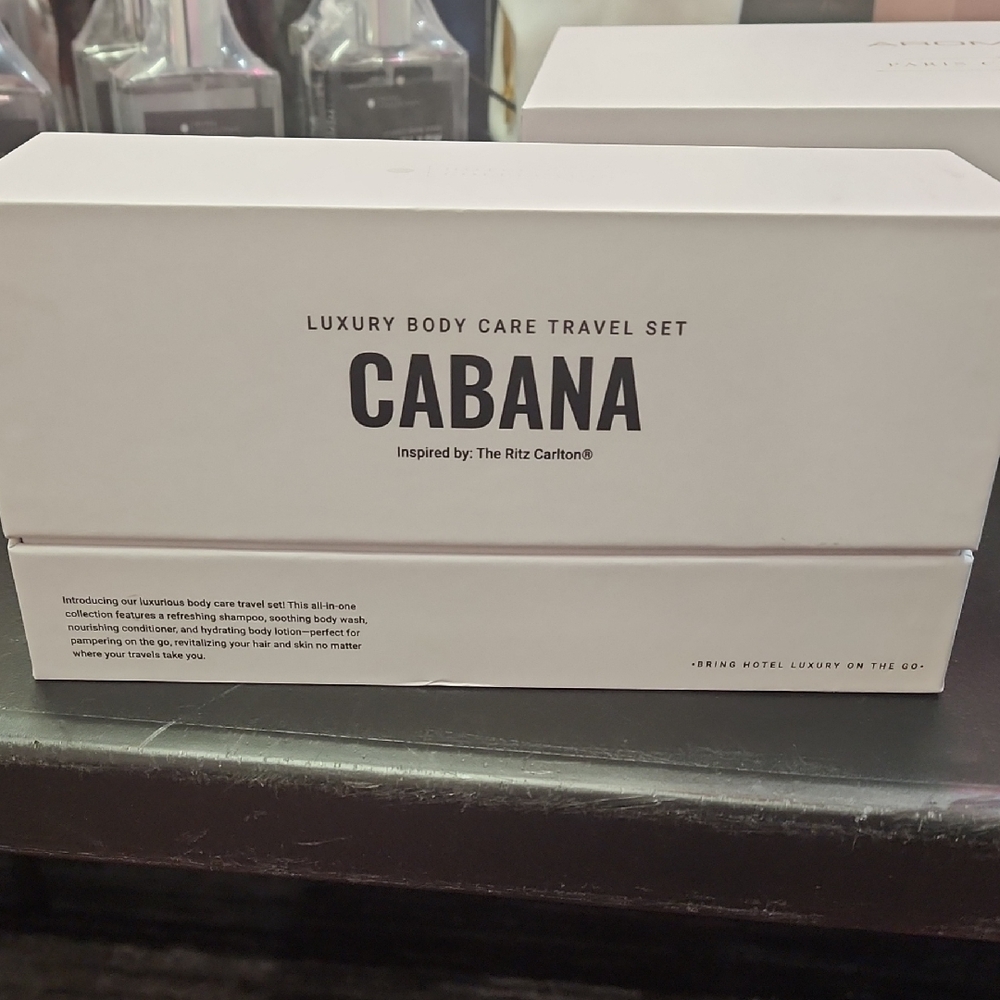 NWT Hotel Collection  Luxury Body Care Travel Set In Scent CABANA